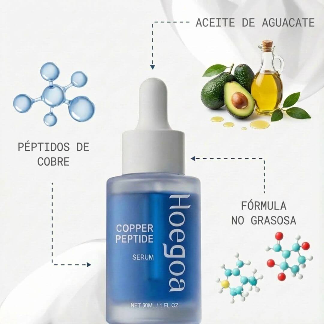 Fórmula Avanzada de Péptidos de Cobre Para El Crecimiento Del Cabello